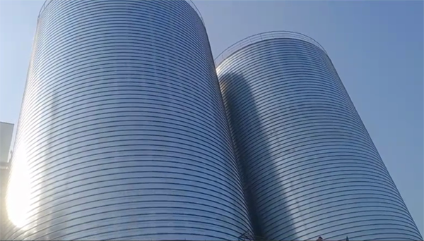 桑珠孜2座混凝土高架卷板仓